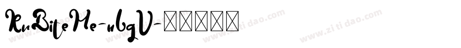 KrBiteMe-nLqV字体转换