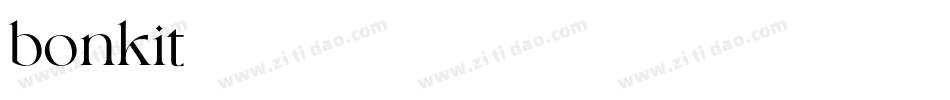 bonkit字体转换
