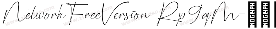 NetworkFreeVersion-Rp9qM字体转换