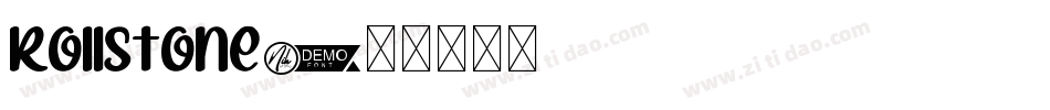 Rollstone字体转换