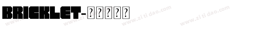 BRICKLET字体转换