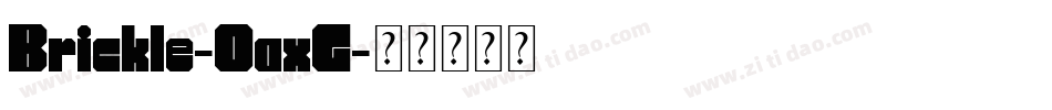 Brickle-0axG字体转换