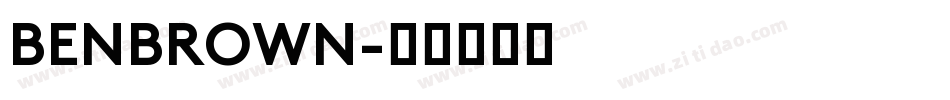 BENBROWN字体转换