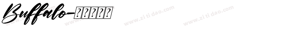 Buffalo字体转换