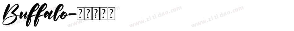 Buffalo字体转换