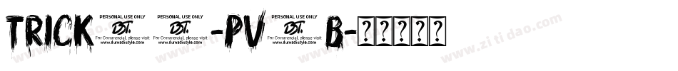 Trick12-PV2B字体转换