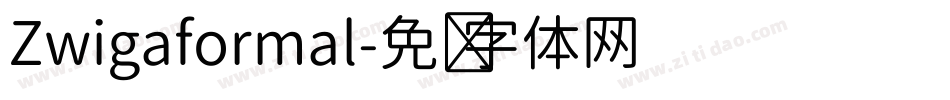 Zwigaformal字体转换