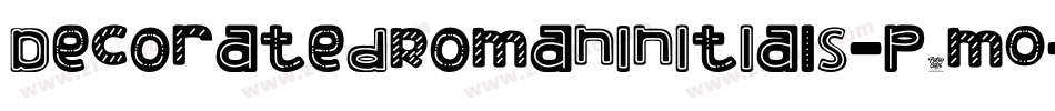 DecoratedRomanInitials-p7mO字体转换