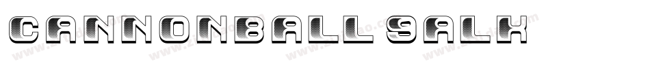 CannonBall-9AlK字体转换