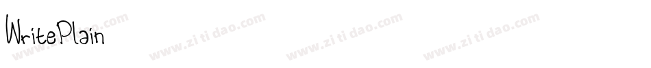 WritePlain字体转换