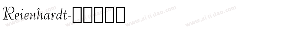 Reienhardt字体转换