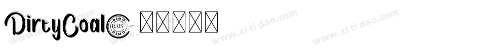 DirtyCoal字体转换