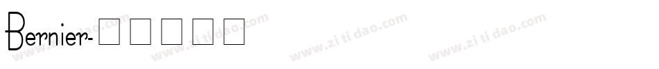 Bernier字体转换