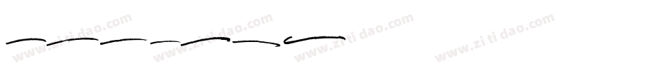 Colatin英文字体字体转换