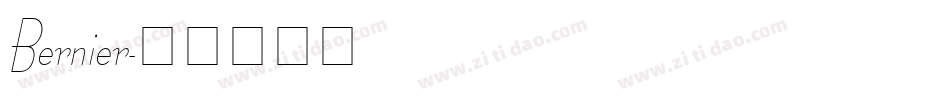 Bernier字体转换