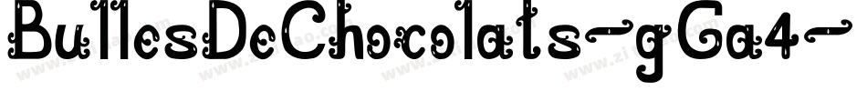 BullesDeChocolats-gGa4字体转换