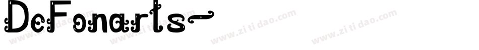 DeFonarts字体转换
