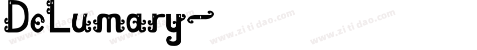 DeLumary字体转换