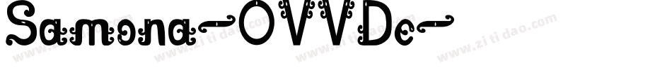 Samona-OVVDe字体转换