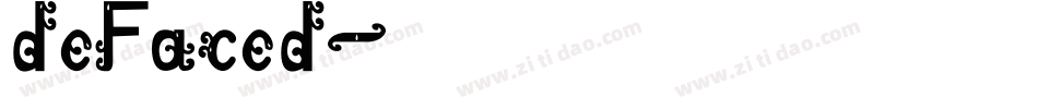 deFaced字体转换
