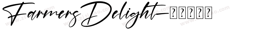 FarmersDelight字体转换
