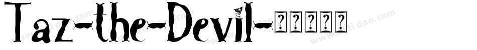 Taz-the-Devil字体转换