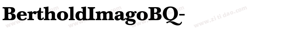 BertholdImagoBQ字体转换