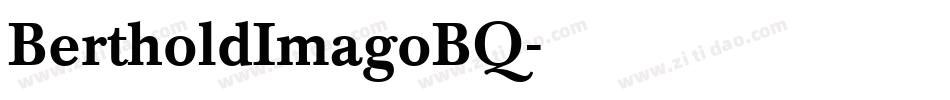 BertholdImagoBQ字体转换