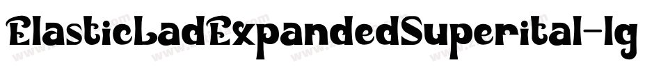 ElasticLadExpandedSuperital-lgK3w字体转换