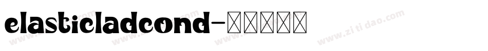 elasticladcond字体转换