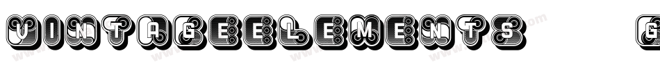 VintageElements014-gM2Y字体转换