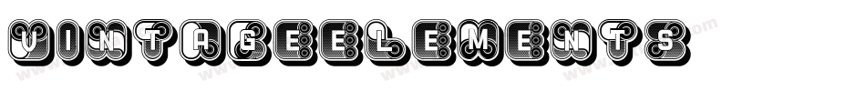 VintageElements020-32w8字体转换
