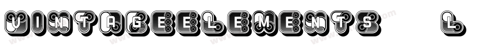 VintageElements08-L98g字体转换