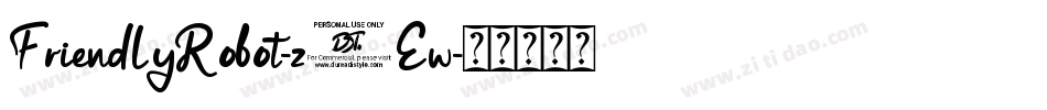 FriendlyRobot-z4Ew字体转换
