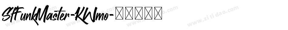 SfFunkMaster-KWmo字体转换