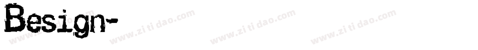 Besign字体转换