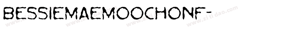 BessieMaeMoochoNF字体转换