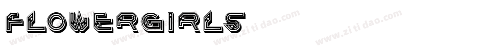 Flowergirls字体转换