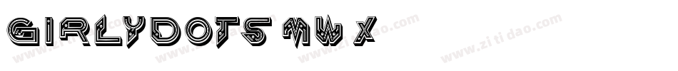 Girlydots-Mw1x字体转换