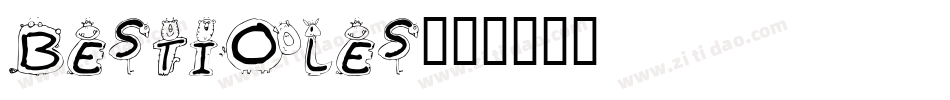 Bestioles字体转换
