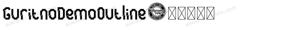 GuritnoDemoOutline字体转换