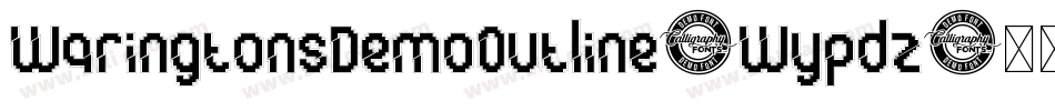 WaringtonsDemoOutline-Wypdz字体转换