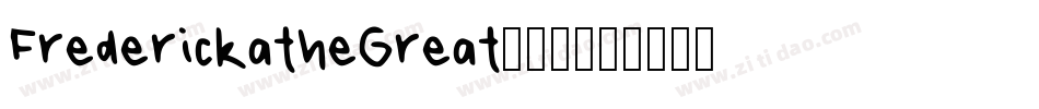FrederickatheGreat转换器字体转换