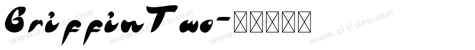 GriffinTwo字体转换