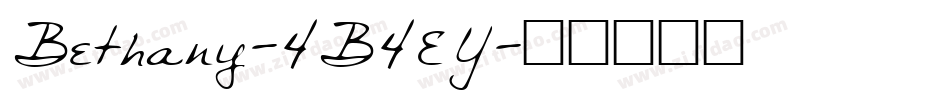 Bethany-4B4EY字体转换