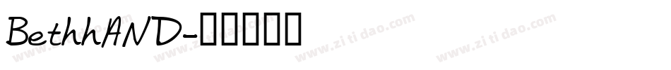 BethhAND字体转换
