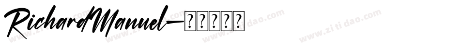 RichardManuel字体转换