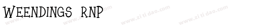 WeenDings-rnP8字体转换