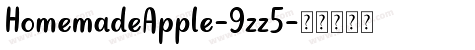 HomemadeApple-9zz5字体转换