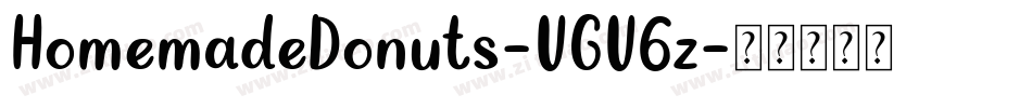 HomemadeDonuts-VGV6z字体转换